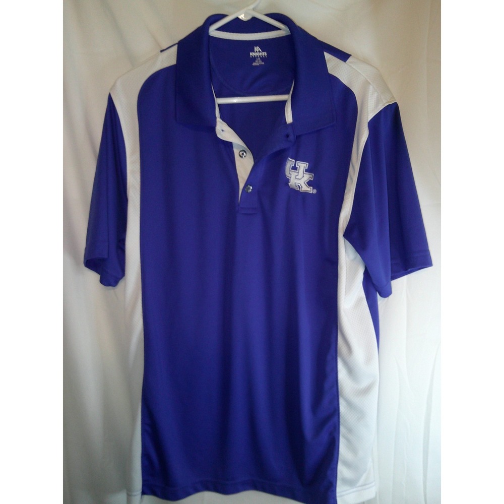 Knights Apparel Kentucky Wildcats Polo Shirt Athletic‎ Fit L/G 42/44